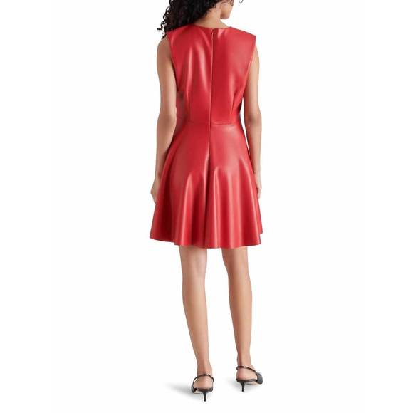 NEW STEVE MADDEN pennie dress in dark red - Picture 2 of 3